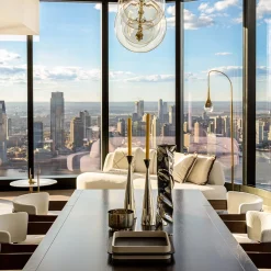 Petri Firenze Candeliere alto in ottone