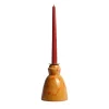 Carola fra i Trulli Candeliere in ceramica caramello con 4 candele profumate