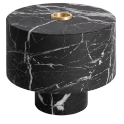 MMairo Candeliere Inside Out Black Marquina di Karen Chekerdjian