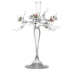 Simone Crestani Candeliere Rose in Vetro