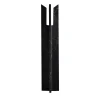 Kreoo Candeliere Trinity L in marmo nero e oro