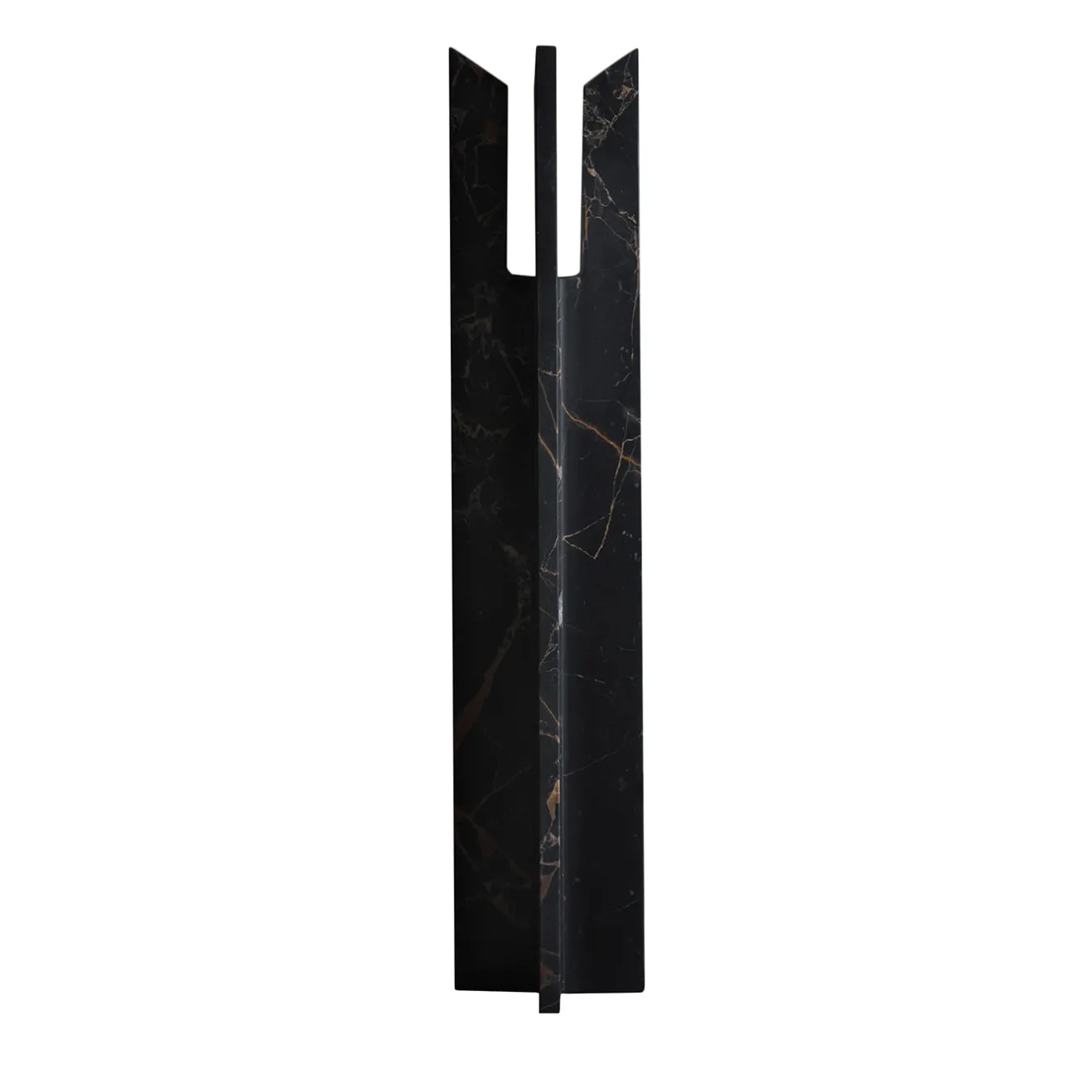 Kreoo Candeliere Trinity L in marmo nero e oro