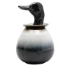 Amaaro Canopo Anatra Vaso bianco e nero #1