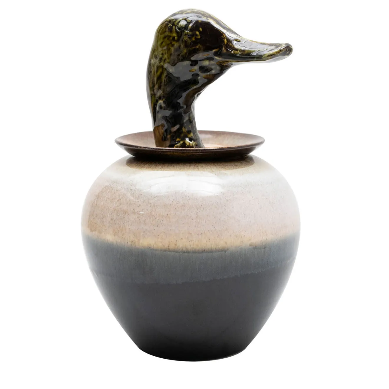 Amaaro Canopo Anatra Vaso bianco e nero #2