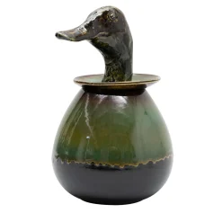 Amaaro Canopo Anatra Vaso nero e verde #2