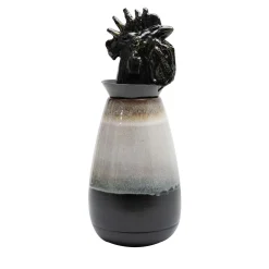 Amaaro Canopo Gallo Vaso bianco e nero #2
