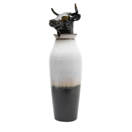 Amaaro Canopo Toro Vaso a L bianco e nero