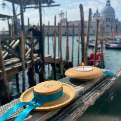 Pieces of Venice Cappello da Gondoliere San Polo 16/17 Set di 8 portacandele