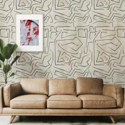 Wallpapers4Beginners Carta da parati artistica dal design minimale