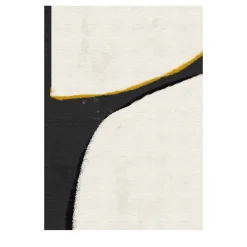 Wallpapers4Beginners Carta da parati astratta extra large in bianco e nero