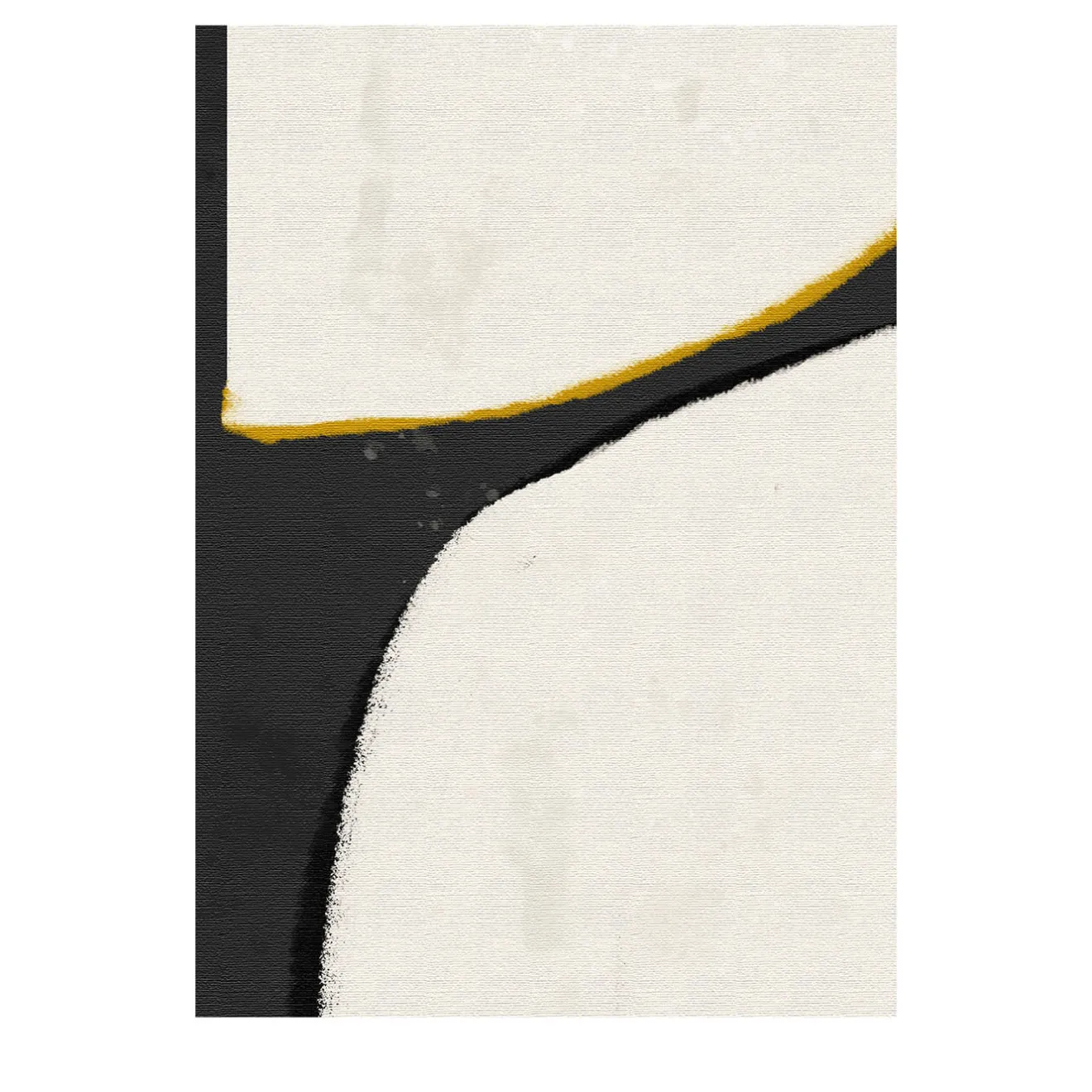 Wallpapers4Beginners Carta da parati astratta extra large in bianco e nero