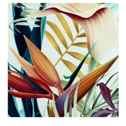 Wallpapers4Beginners Carta da parati Bali con stampa tropicale