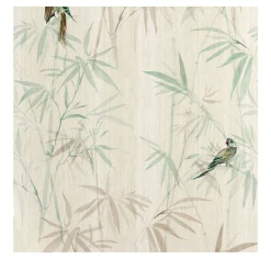 Wallpapers4Beginners Carta da Parati Chinoiserie con Foresta di Bambù