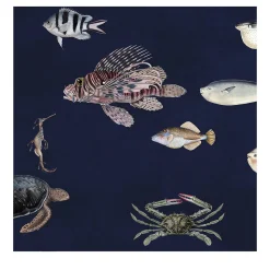 Wallpapers4Beginners Carta da Parati con Pesci Scuri per Parete Decorativa