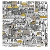 Wallpapers4Beginners Carta da Parati DIY con Paesaggio Urbano Mediterraneo