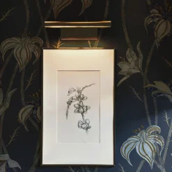 MaVoix Carta da parati Fiori Blu Ardesia