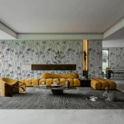 MaVoix Carta da parati Fiori Ghiaccio