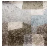 Giardini Wallcoverings Carta da parati geometrica in velluto grigia Gatsby