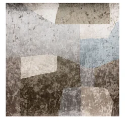 Giardini Wallcoverings Carta da parati geometrica in velluto grigia Gatsby