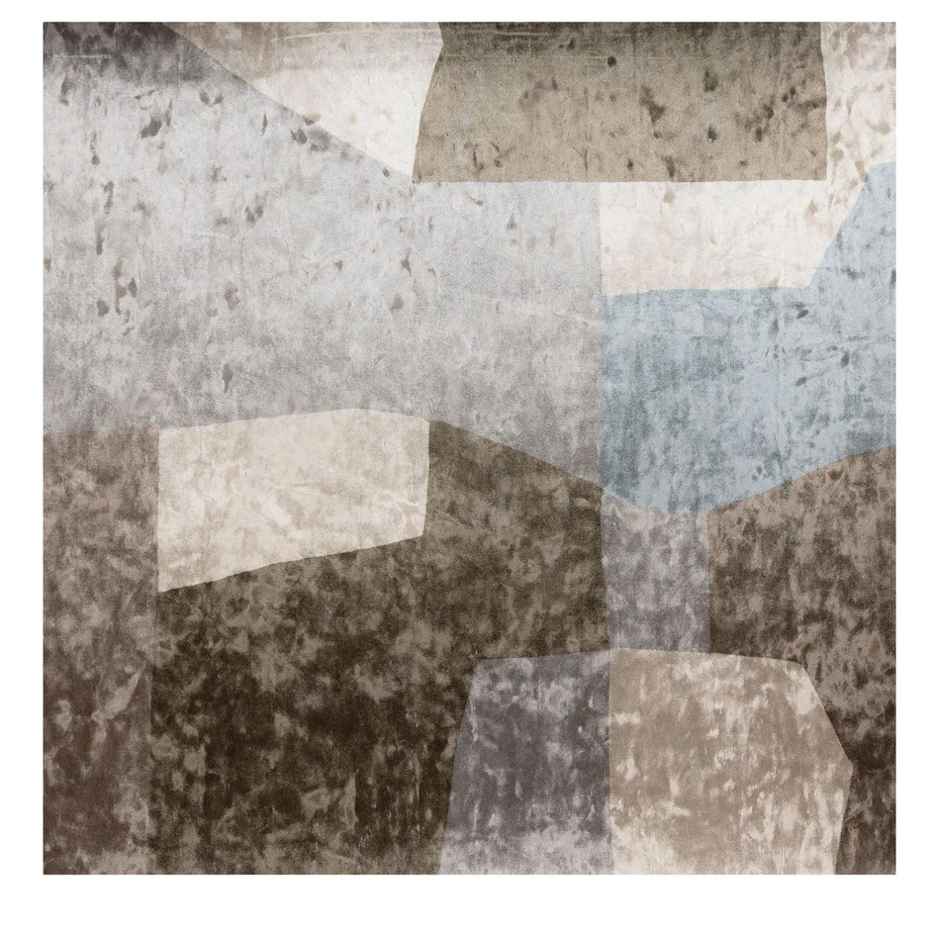 Giardini Wallcoverings Carta da parati geometrica in velluto grigia Gatsby