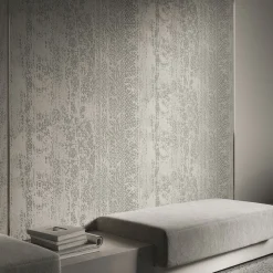 Glamora Carta da parati Grigia Tracce