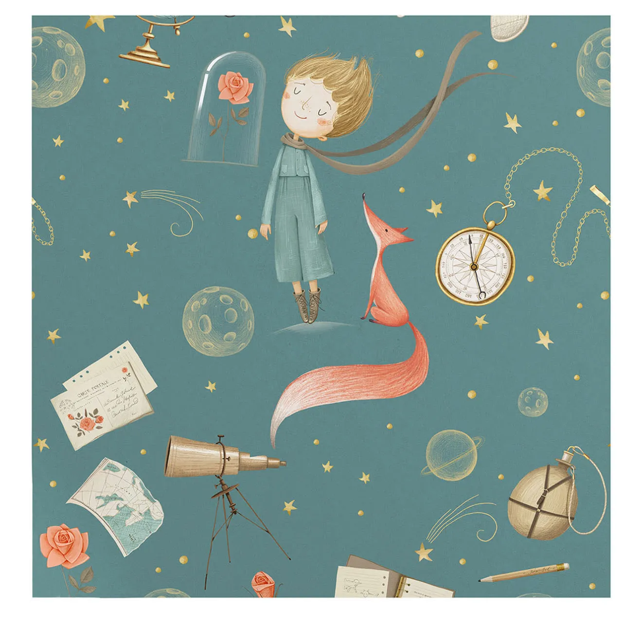 Wallpapers4Beginners Carta da Parati Il Piccolo Principe