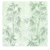 Wallpapers4Beginners Carta da parati in stile giapponese con foresta di bambù ad acquerello