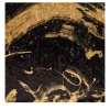 Giardini Wallcoverings Carta da parati in velluto nero Jazz