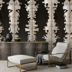 Wallpapers4Beginners Carta da parati Ink Blots Shibori