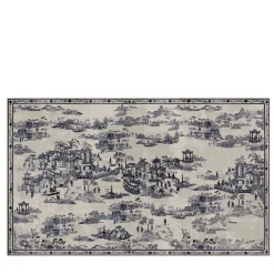 Officinarkitettura Carta da parati Japanese Toile blu e bianca
