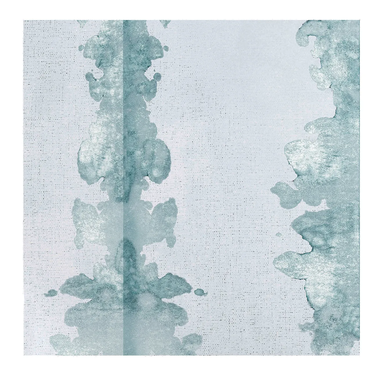 Wallpapers4Beginners Carta da parati macchie di inchiostro blu chiaro