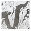 Giardini Wallcoverings Carta da parati metallizzata grigia Glam Jazz