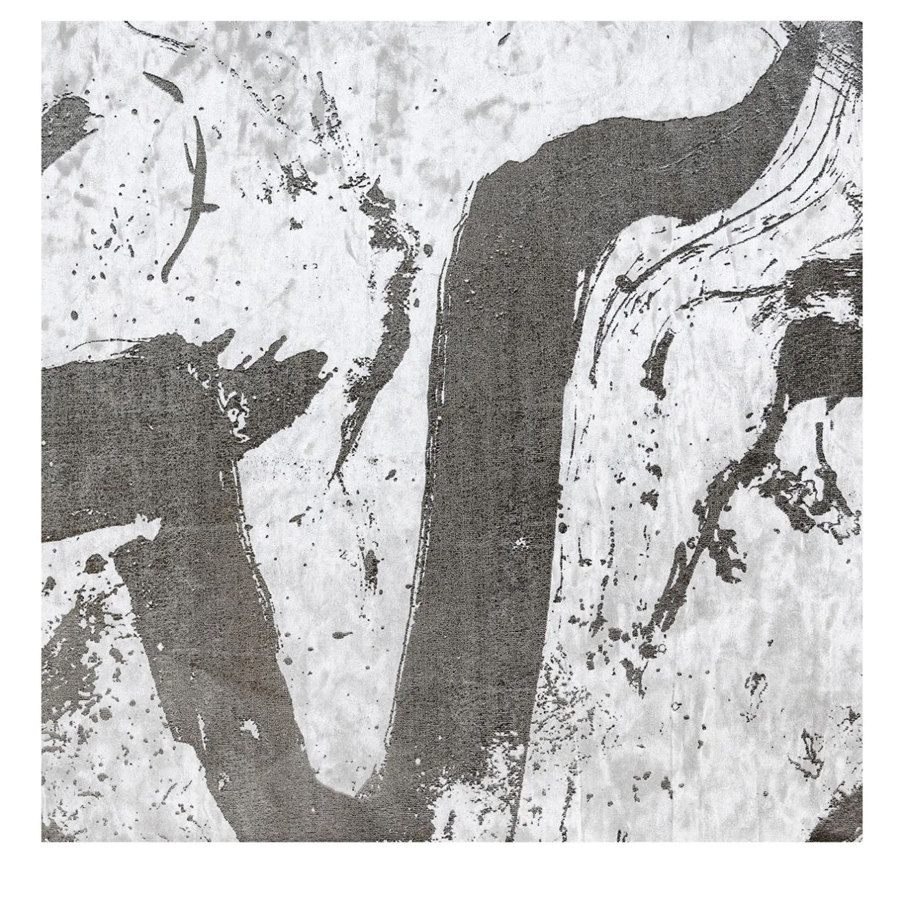 Giardini Wallcoverings Carta da parati metallizzata grigia Glam Jazz