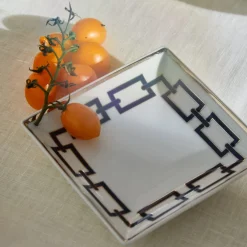 GINORI 1735 Catene Zaffiro Ciotola quadrata