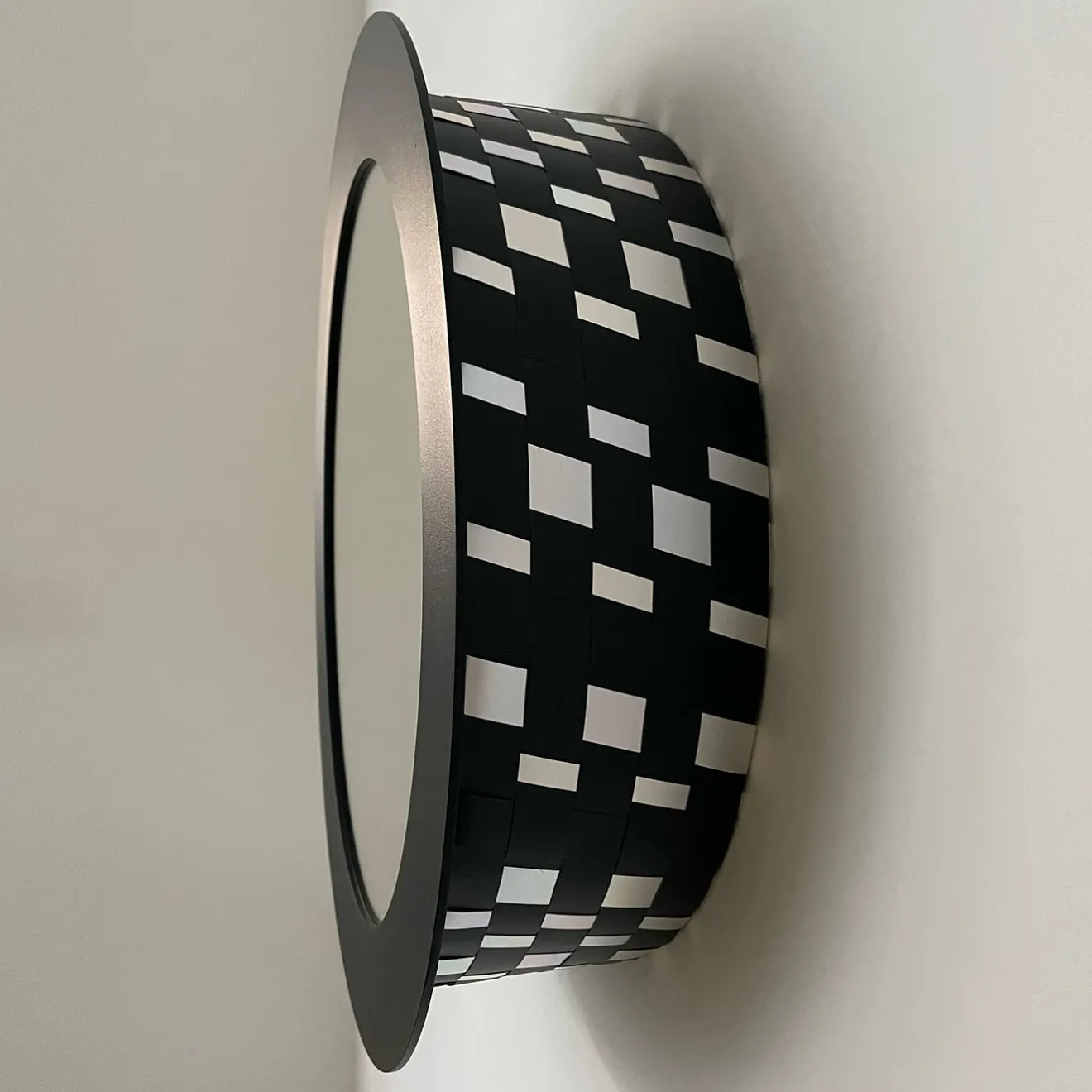 Splot Design Celato 40 Specchio nero rotondo
