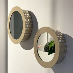 Splot Design Celato 40 Specchio rotondo dorato