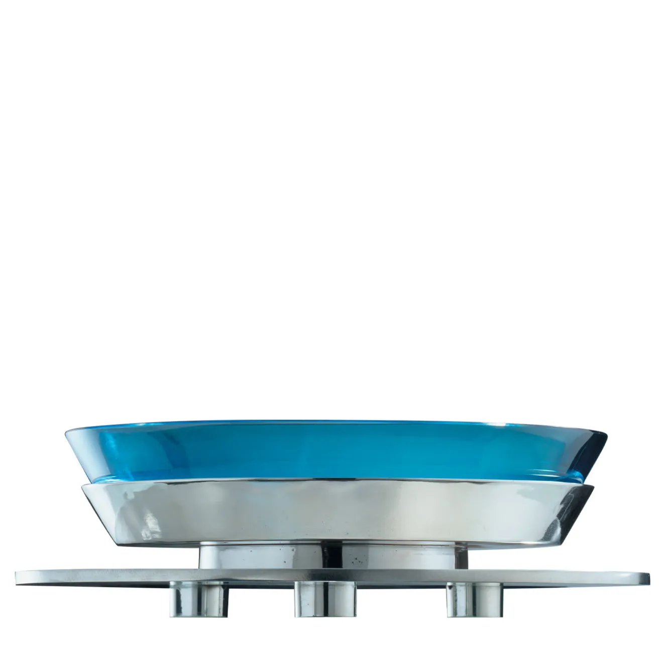 Serafino Zani Centrotavola a tavola rotonda in edizione limitata di Ettore Sottsass