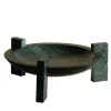 StudioNudo Centrotavola Block Stand Low in marmo verde