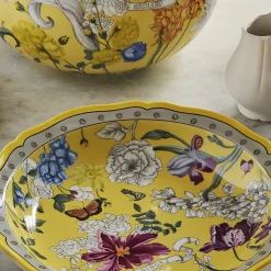 GINORI 1735 Centrotavola giallo del giardino dell'iris