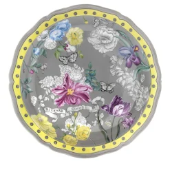 GINORI 1735 Centrotavola grigio con giardino di iris