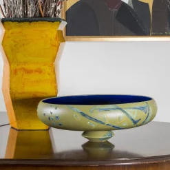 Luisa Longo Centrotavola in ceramica dipinto a mano Panarea