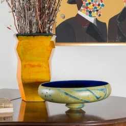 Luisa Longo Centrotavola in ceramica dipinto a mano Panarea