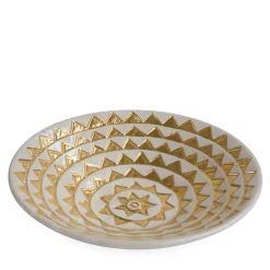 ND Dolfi Centrotavola in maiolica Triangolo
