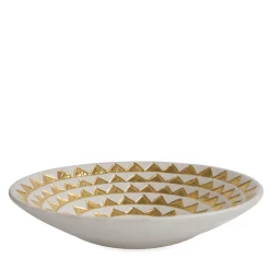 ND Dolfi Centrotavola in maiolica Triangolo