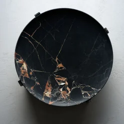 Kreoo Centrotavola in marmo nero e oro Imperial M