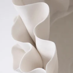 Fos Ceramiche Centrotavola in Porcellana Bianca Posidonia