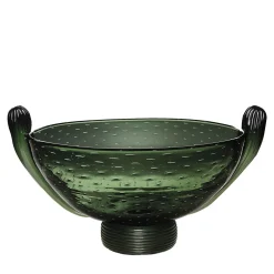 Ros Italia Interiors Centrotavola in vetro di Murano verde