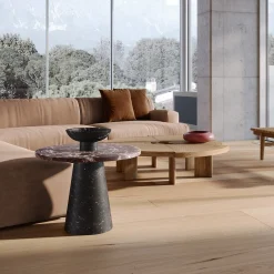 MMairo Centrotavola Inside Out in marquina nera di Karen Chekerdjian