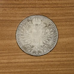 Emanuele Pantanella Design Centrotavola Moneta Antica in Afromosia n.5