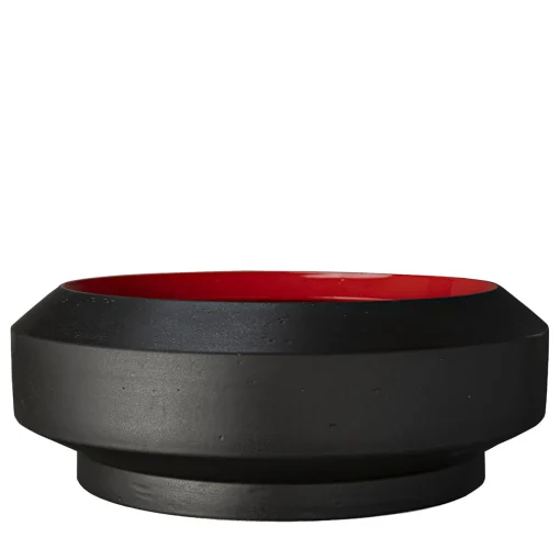 Bitossi Ceramiche Centrotavola nero di Arik Levy George